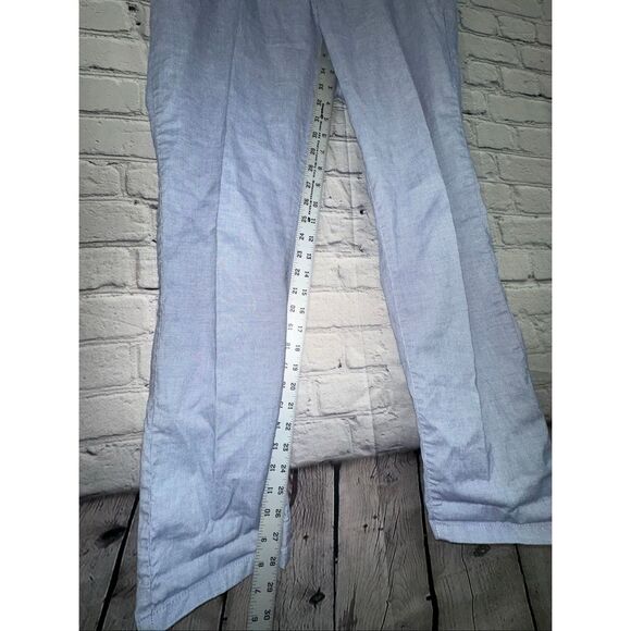 L.O.G.G. Label Of Graded Goods H&M Chino Cotton Women's Pants Size 8 Light Blue - Picture 6 of 9